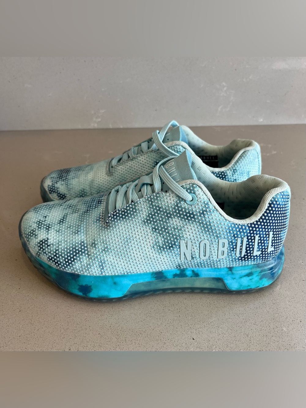 NOBULL Blue Trainer Athletic Superfabric CrossFit Gym Sneakers Men 6 Women 7.5 - Picture 2 of 12